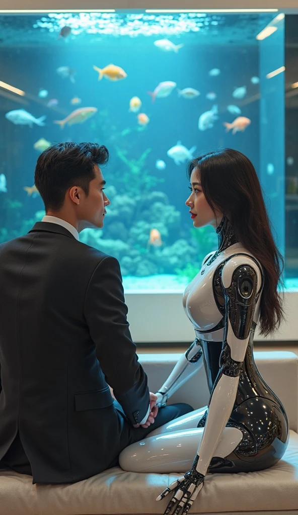 movie、human - shaped、android、girl with、big eye、AI Robot Terror