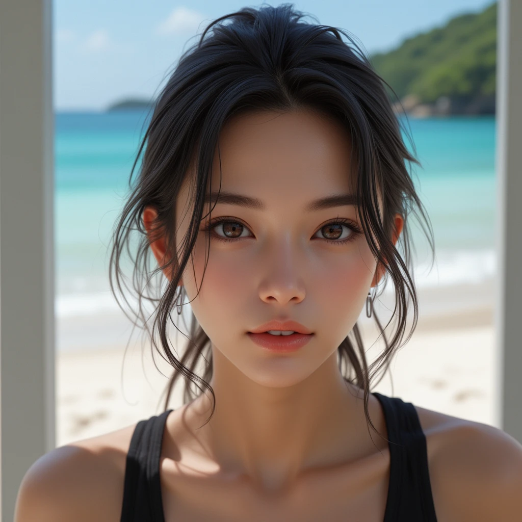 esportes bem,  Small sports bra, short esportivo, sem calcinha,inventar,, (1 garota alta),melhor qualidade, obra de arte, mulher branca jovem, Uma dama, rosto detalhado, olhos detalhados, Cabelo detalhado, pele detalhada, olhe para o visualizador, dramatic, vibrante, sharp focus,standing,(Detalhes da melhor qualidade:1.2),8k high definition,