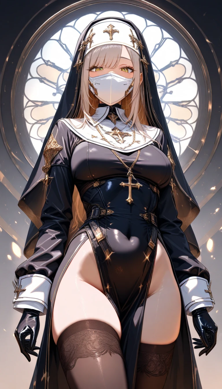 Pray nuns female video game characters, Beautiful face, Tribal video game style class, Single instant healing, Spiritual, Highly detailed, Transparent background, fully body pose, Digital art, Cartoon, 32K resolution, RGB, hyper HD, Masterpiece, 2048x2048 , Her connection to faith deepened, She began to experience visions—divine revelations that prophesied the great battle between good and evil。。. These visions are a sign, She believes, She was chosen by the higher power,to combat the threat of AI and protect what remains of humanity。.
