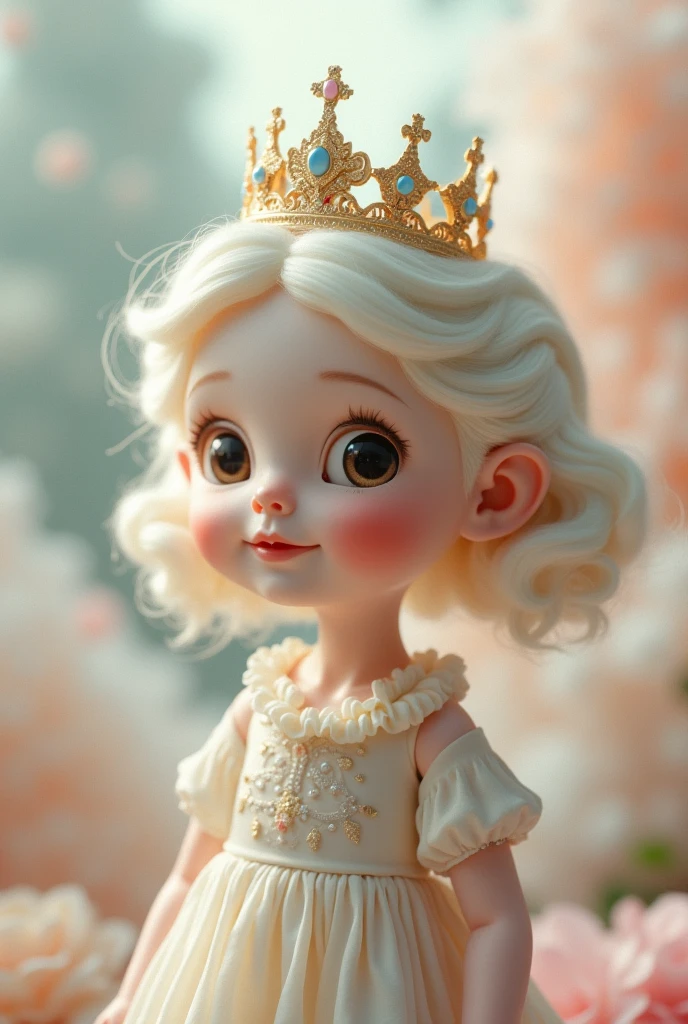 A little girl of 6 years old,blue color eyes,golden hair,Wearing a Princess Elsa dress,Eat ice cream,The face is delicate and richly detailed,Multi-layered light and shadow,softlighting,2k