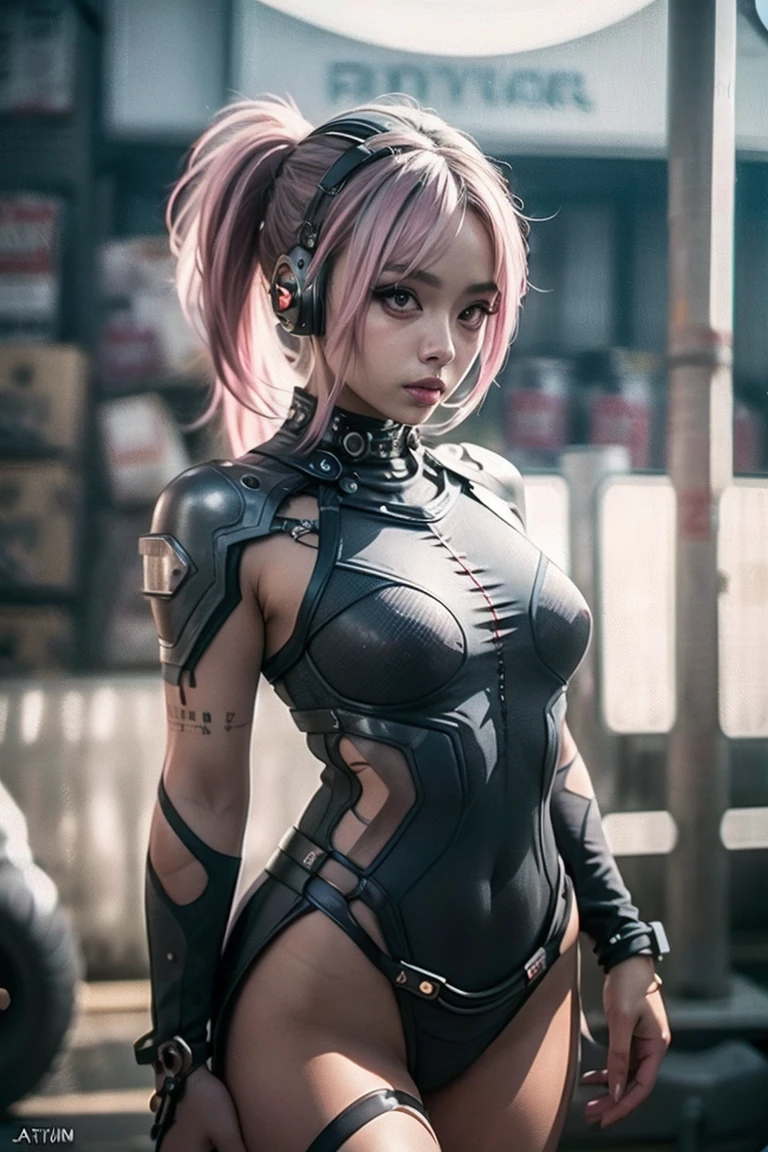 (((Differing views:1.5)))、(((Various poses:1.2)))、(((Different actions:1.5)))、((barcode))、(smile)、Mature Woman、masterpiece,highest quality,Very detailed、(((Big Breasts)))、((Art Movement:1.2))、bite、(Abdominal muscles)、((Light pink hair))、((Black Hair))、((Two-tone hair))、((Gradient Hair))、((((Unusual hairstyle)))), (((Trendy hairstyles)))、((Near future)),((sf)),Machinery Parts、((A white, ultra-tight plug suit with detailed decoration))、 Very beautiful woman、headset、(((Luminescence Electronics)))、Slender women、((cyber punk))、(((Digital Metaverse)))、((Dark virtual space))、((Neon color))、(Lots of monitors)、((Fluorescent lighting in server room))、((Lots of electronics))、(((Connect with code)))、(Detailed face)、Realistic Skin、((Delicate photo)),(少女のmasterpiece、Photo details:1.25), (highest quality:1.6), (超A high resolution:1.5), (Realistic:1.75), 8K resolution, Canon EOS R5, 50mm, Absurd, Very detailed,Cinema Lighting,Browsing Caution:0.1、((Powered Suit))