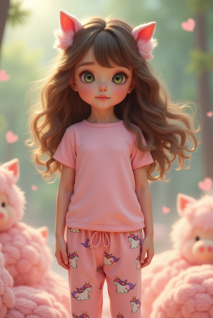 [Rue_(the-minuscule-task)], [Uploaded to e621.net; (Pixelsketcher), (wamudraws), (the-minuscule-task)], ((masterpiece)), ((solo portrait)), ((1girl)), ((raw photo)), ((furry girl; anthro)), ((detailed fur)), ((raytracing)), ((detailed shading)), ((beautiful 3D art)), ((nighttime lighting)), {anthro reindeer woman; (brown fur, glowing red nose, small round ears, small reindeer horns), (cute brown eyes; small pupils, short girly eyelashes), long brown curly hair, embarrassed, blushing, (teal tee shirt, (black lounge shorts)), (small , young woman's body)}, ((laying on bed; head on pillow, looking at viewer, laying on back) attractive pose), [background; [indoors; bedroom]; (table lamp, (window; red curtains, starry night sky, snow, full moon))]