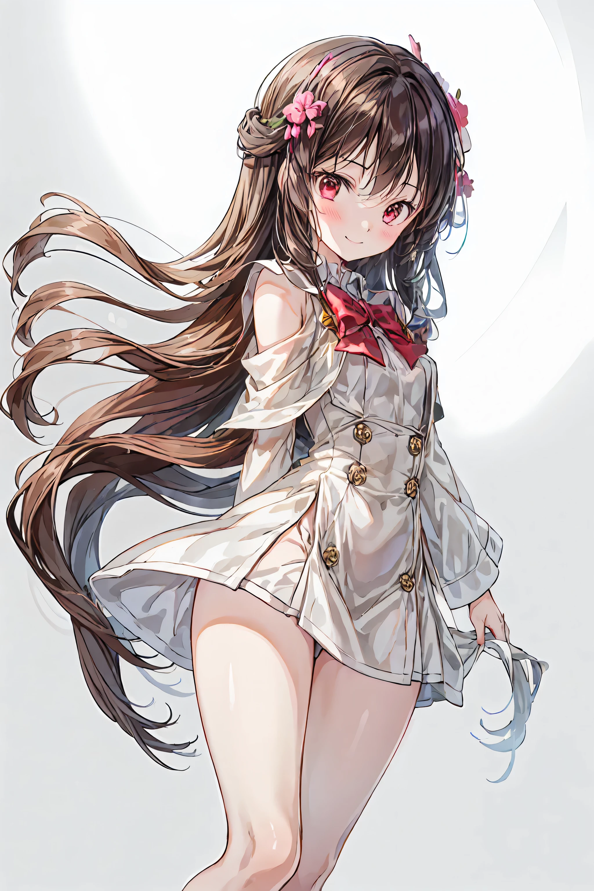 (Fate/stay night role, Tohsaka Rin: 1.6), messy hair, long hair, (expressive eyes, delicate eyes, glowing eyes), (many snowflakes around her: 1.2), switch,
\\
Masterpiece, Best Quality, Flat Color, Official Art, White Theme, (Ultra Detailed), (Illustration), Ink Painting, Blue Eyes, Cold Face, looking_at_viewer,1 Girl, Solo, [(Brunet: 1.2):(Brunet: 1.2): 0.5], Long Hair, Double Ponytail, Bare Shoulders, ((Cold Expression)), Black Lolita, Cute Face, White Socks, blue_ inner_hair, Shawl, Thighs, Anklet, Femur Ring, Shut Up, +_+, Earrings, heart-shaped hair ornaments, looking at the audience, piercing, smiling, (hands folded behind your back: 1.2)