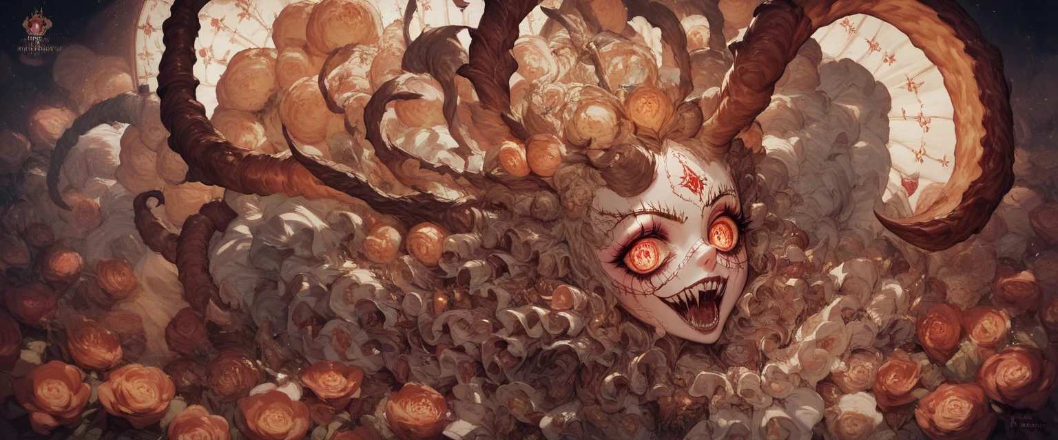 by Personalami. Krystal. Piercing the inner ears, creeps in the head, disgusting parasitism in the head. tentacles. face in agony, bakes, It hurts a lot, blood from ears, blood from eye sockets