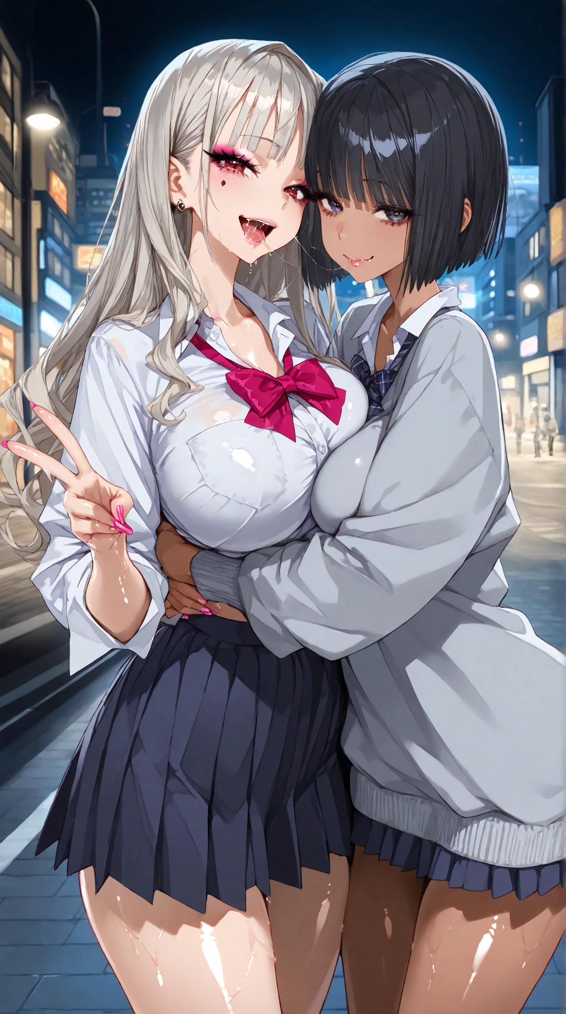 (girl,Fat middle-aged man:1.2)、(Cheerleader)、blush、French kiss、(hug)、(Big Breasts)、Very detailed、High resolution、4K、masterpiece、High resolution、(tears:1.8)、(rape)、Straddle a man、heart、toilet、(Sex:1.3)、(Sticking out tongue)、Knee socks、((Breastfeeding))、(Many middle-aged men:1.2)