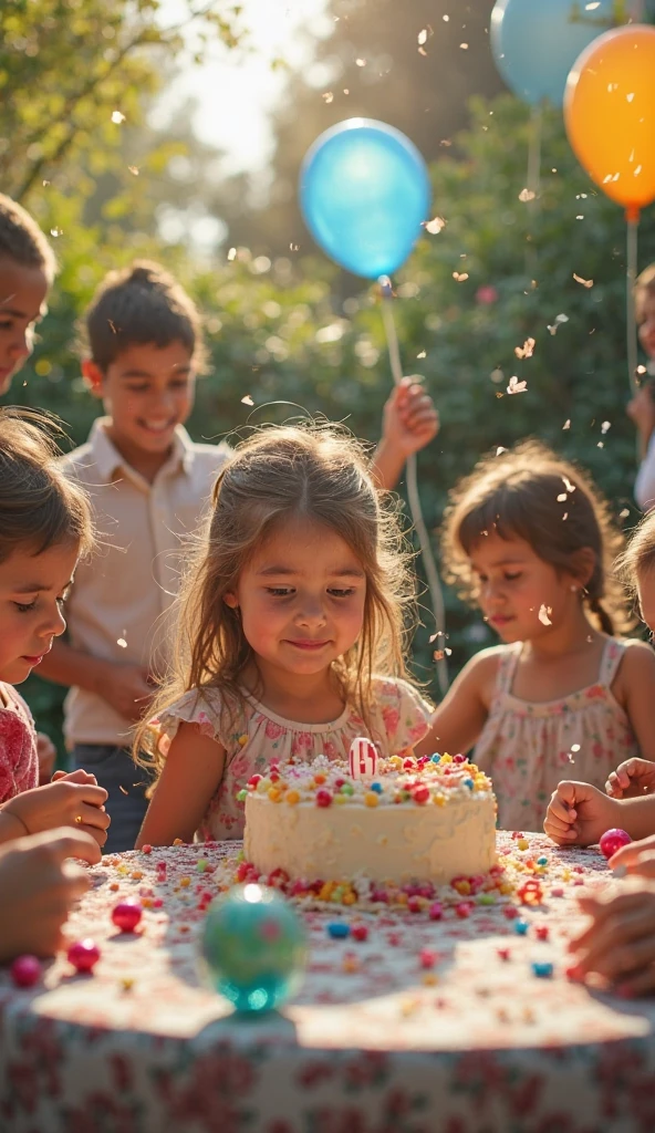 Commemorative photo of a children's day party