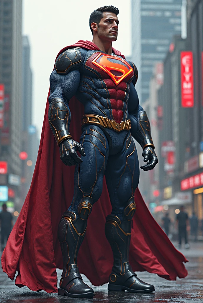 superman version power ranger ultra realism with the helmet