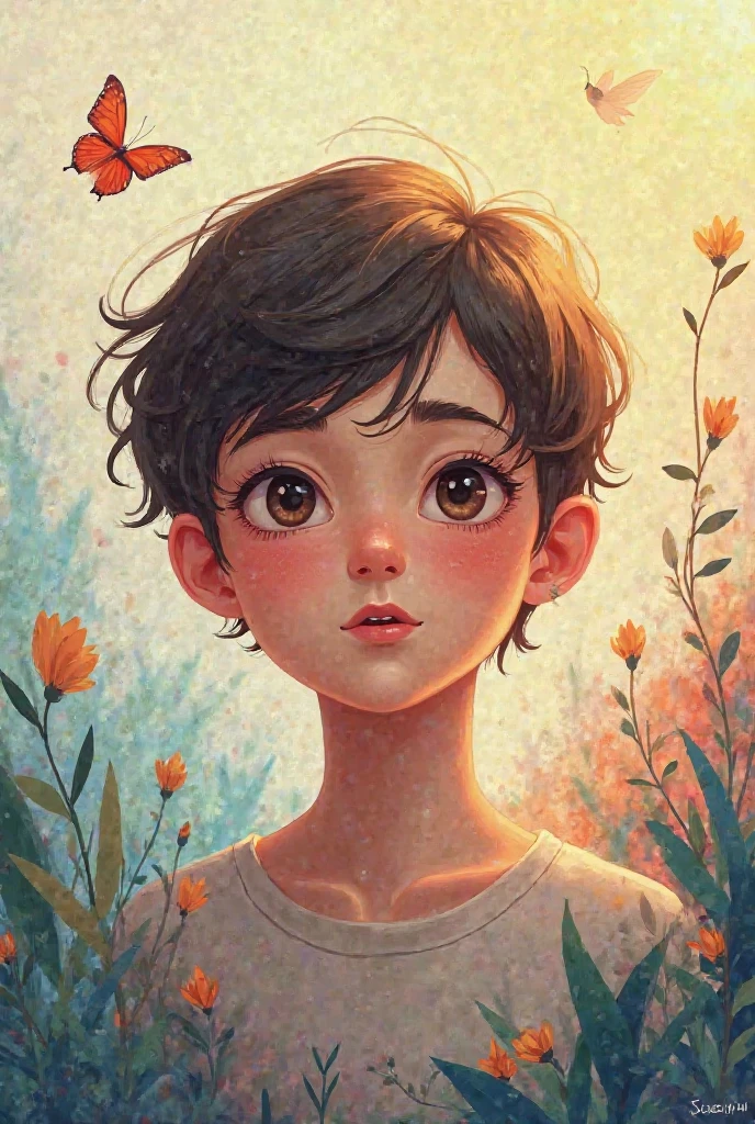 Book cover for a sensitive boy