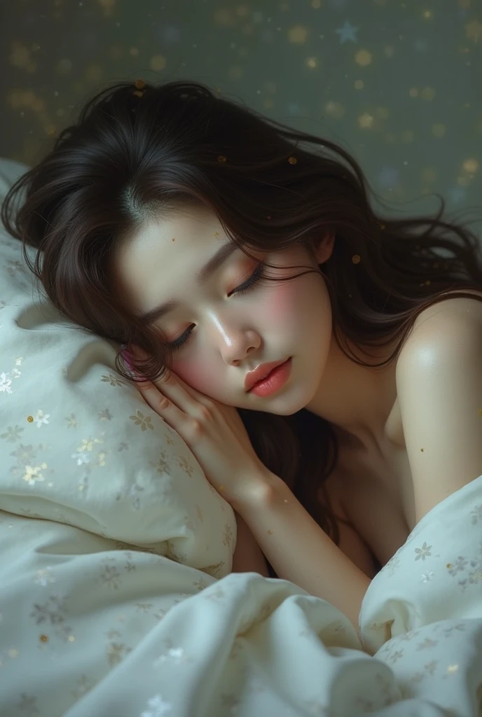 Young naked Japanese women、A beautiful girl who feels good from the invisible stimulation of her nipples and quietly shows an expression of embarrassment and ecstasy.