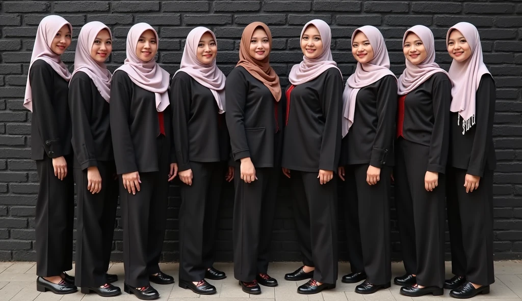 17 physiotherapy students based in Malaysia, with 13 females, two of wearing hijabs, and 4 males 