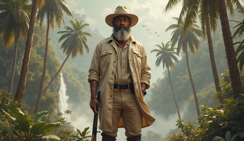 Racist white man trying to colonize country