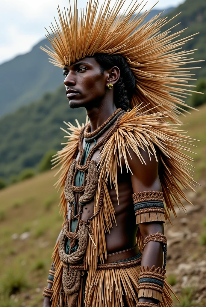 Realistic Bob Marley dressed as an African god with (Water and earth flying e around him), african god clothes, afrofuturism, close shot, (long dreadlocks), african clothes, fire earth water and air, afrofuturism