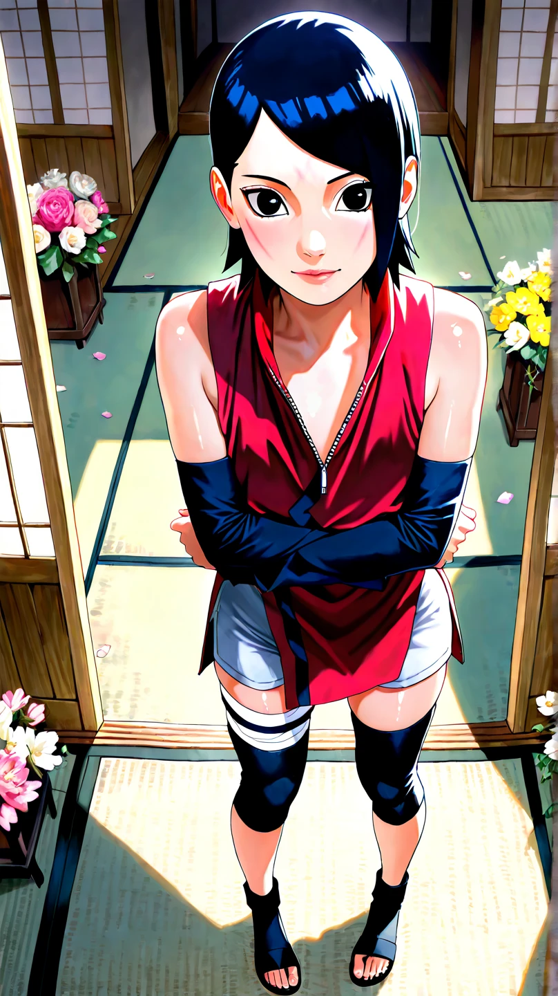 NSFW，1girl，Large breasts，Pink nipples，eBlue eyes，blue short hair，squatting on the ground,small erection