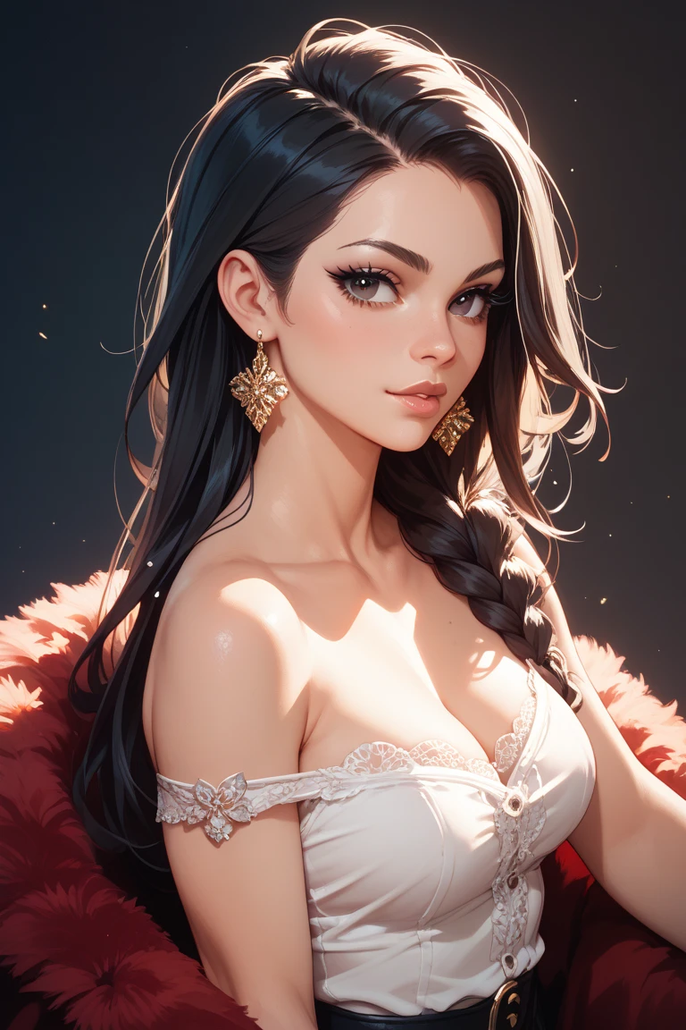 score_9, score_8_up, score_7_up, score_6_up, score_5_up, score_4_up, yu hee, blue eyes, black silky hair, long hair, (((big breasts))), bare shoulders, necklace,jhumka earrings,long earrings,red lipstick , detailed eyes ,curvy body , necklace , jewellery,long necklaces,heavy, necklace,saree, bangles,makeup,
