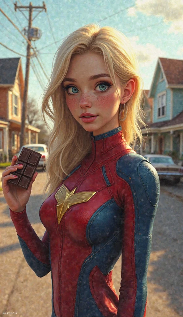 (masterpiece:1.3), (8k, Realistic, RAW Photos, highest quality: 1.4), Absurd, Charm, Ultra-high resolution, Ultra-realistic, Very detailed, Golden Ratio, (Realistic), (Best Shadow), Low contrast, (Complex:1.4), Side lighting, 8K, Beautiful Face, (Realistic Face), Beautiful hairstyle, Realistic eyes, Beautiful fine details, (Realistic Skin), Beautiful Skin, (One girl), ((Brie Larson, CAPTAIN MARVEL)), (Accurate hand and finger depiction), (Blonde Long Hair:1.3), ((Eyes closed, Hollow Eyes)), (Frowning), ((Mouth open:1.3)),(Frightened expression:1.2), Flushing, (Sweat), NSFW ((fellatio)), ((Giving a blowjob)), (Blowjob face), deep throat, ((cum on face:1.2, cum on mouth:1.1)), BREAK (1boy, 1penis:1.0), real penis, ((Thick penis:1.0)), (projectile cum:1.3, excessive cum:1.4), ((Bust Shot))