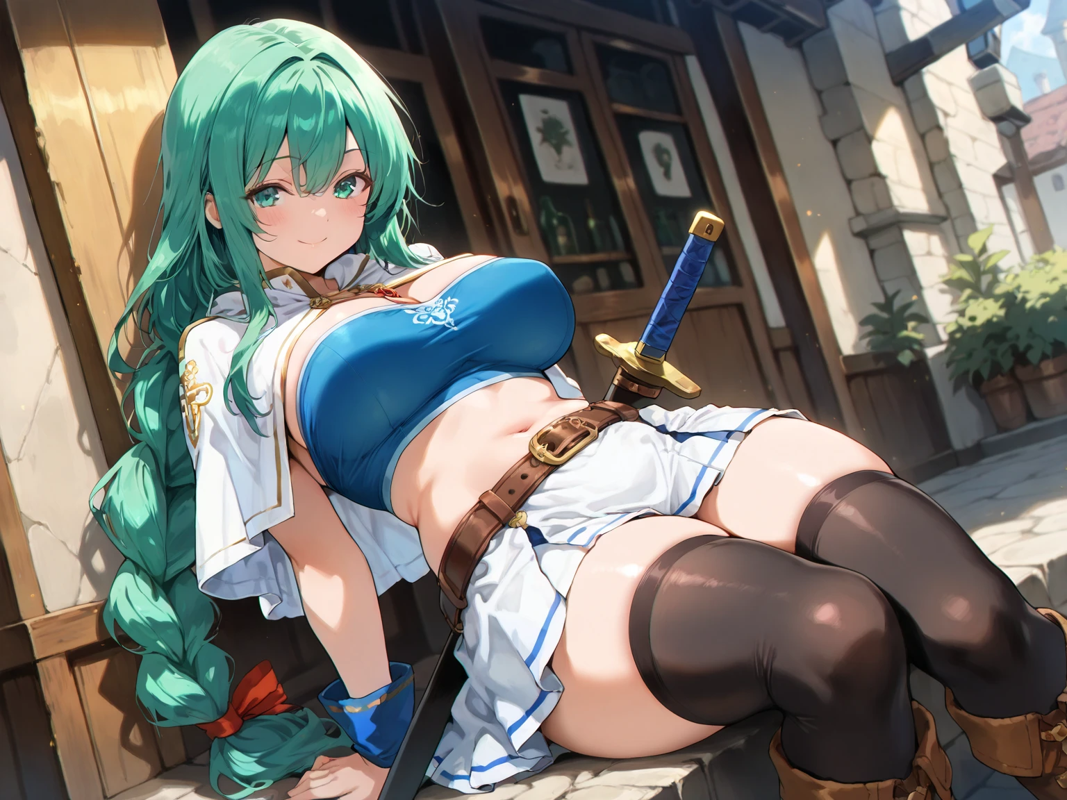 Whole body, (NSTDA.:1.2), (10, beste-Qualit, master-piece: 1.4), ultra-high resolution, (lifelike, photorealistic portrait: 1.48), 20 age, Cute Girl, Beautiful girl striptease, , Famous Japanese actors, Blue Eyes, long-haired, Head tilt., cowboy shot, from the front, looking at the audience, expressionless, Beautiful lake, Zeiss 150mm F/ 2.8 Hasselblad, In Japanese shrines, Whole body, foot, Ultra-Wide Angle