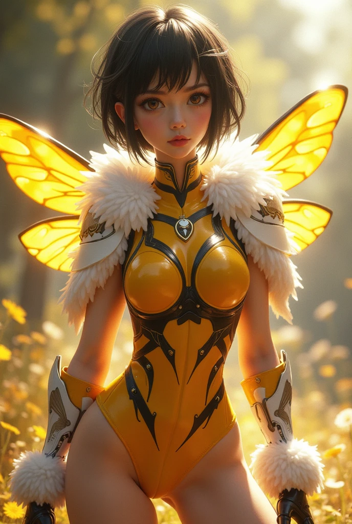 masterpiece, 8k, perfect ligthing, soft light, nice adult man, royalty, royal, golden wings, crown royal gold, chest out, male, full body, looking at viewer, arm behind back, cinematic lighting, fairy male man with red and gold details --auto