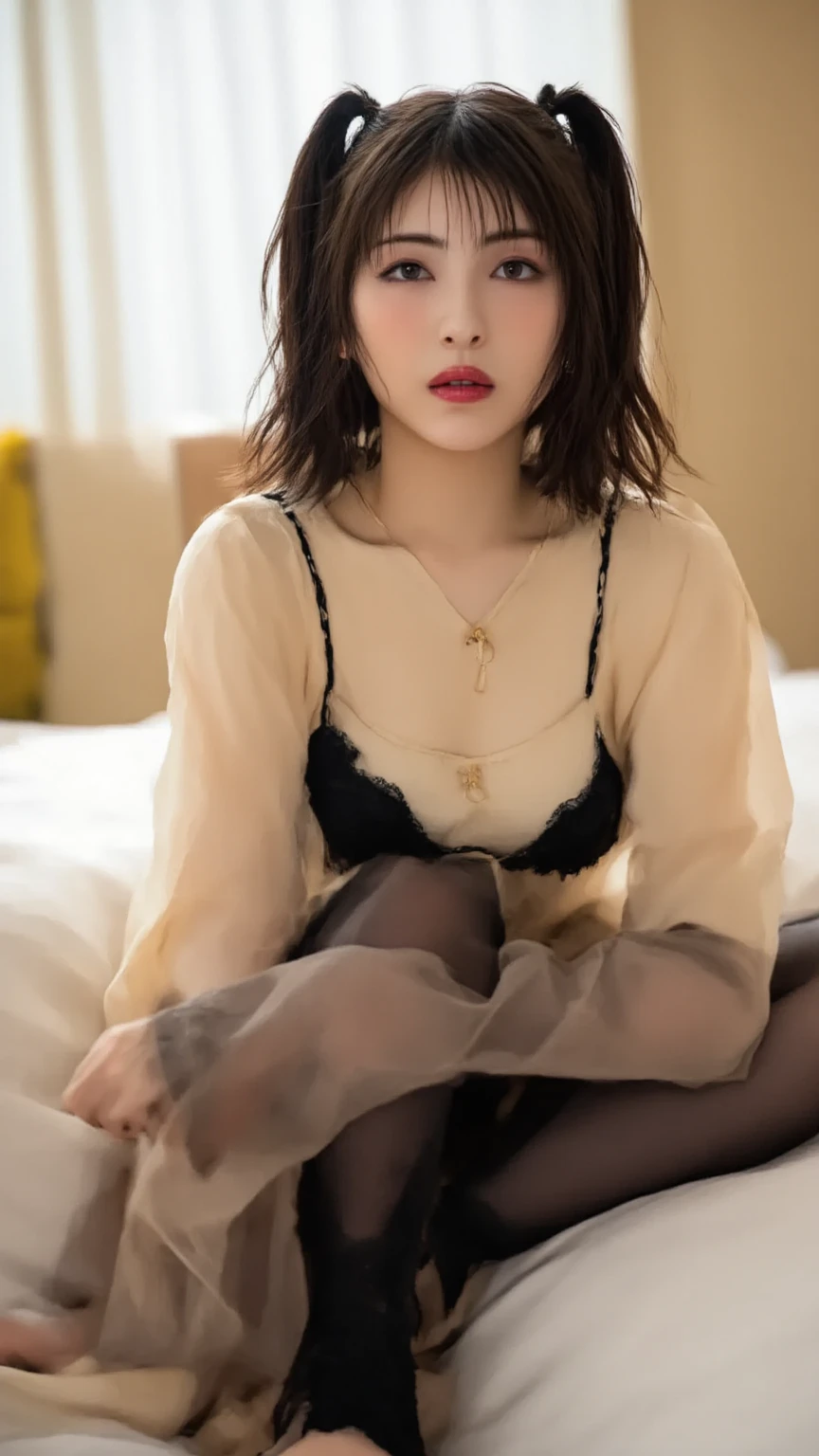 (Small underboob,small heads)), (perfect bodies: 1.1), (shoulder length straight short hair:1.1),(black hair:1.5),(short ponytail:1.3),(极其细致的CG 8k壁纸),(Extremely refined and beautiful),(masterpiece),(best qualtiy:1.0),(超高分辨率:1.9）,[A high resolution],a girl,Pain, panic, fear, crying, tears,close eyes,open mouth,(Smooth and flawless fair skin:1.5),(shiny skin:1.5),(Exquisite Makeup:1.3),ultra - detailed ，Elongated legs,(Small breasts:1.1),Flat chest,Slim,emaciated,(torn Grey woolen coat:1.5),(torn black pantyhose:1.4),(high heels:1.3),(late autumn:1.5),in residential areas,high-rise residential buildings,at the building door,(lying flat  on back on ground:1.5),(legs apart:1.3),(female orgasmic:1.3), (blush:1.3),(sweat:1.6),(night scene:1.3),upper body,(cowboy shot:1.3),(close shot:1.3),portrait,from above,Top down overhead camera perspective,(cum on belly:1.5),(cum on thighs:1.5)