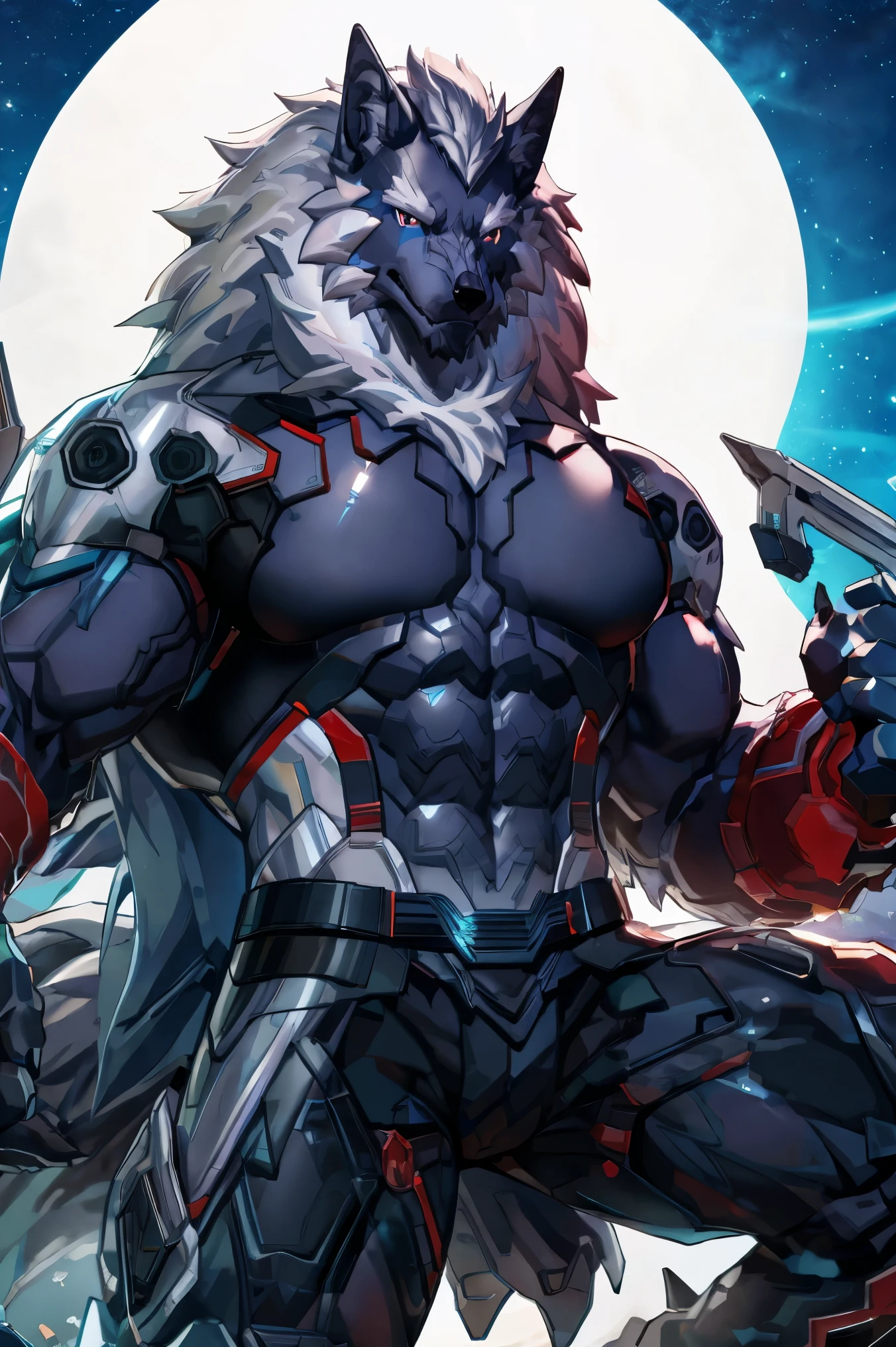 detailed skin,intricate skin details,shiny reflective skin, yulwolf，yulwolf skin，muscles skin,wolf head skin,anime skin,,big,melt,whole body,
Leg spread, all blue