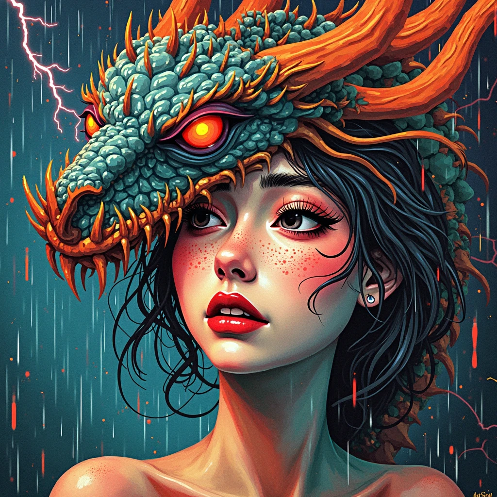 (best quality,4k,8k,highres,masterpiece:1.2),ultra-detailed,(realistic,photorealistic,photo-realistic:1.37),fantastic world,dream like world,dinosaurs,unicorns,ninjas,wonderous landscapes,airships,giant cyberpunk city,beautiful detailed eyes,beautiful detailed lips,(extremely detailed eyes and face:1.1),long eyelashes,2 girls,illustrations,sharp focus,physically-based rendering,professional, vibrant colors,portraits,horror,anime,sci-fi,photography,concept artists,pastel colors,studio lighting,mysterious light