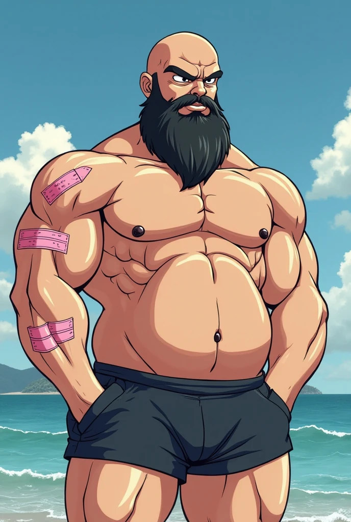 ((((a fat bearded man zangief personagem do jogo Street fight 6))),walking barefoot on the beach ((wearing only red swim speedo)),(he doesn't wear a t-shirt),(he doesn't wear shorts), sunglasses, smiling, holding a glass of wine, short white hair, watch on the wrist, Nordic bracelets on the wrist, Nordic cord around the neck, incredible clouds in the sky, reflection of the sun, low angle of the image.)))), arte conceitual hiper detalhada, arte premiada, fine and precise character construction. Obra prima. Ultra detalhada a imagem em 8k. The minute details of the image make it even more incredible for the viewer. sentido muito prazer, corpo muito suado, extreme body sweating gesturing speaking expressing oneself with hands. Big tongue laughing. Genital Masculino tamanho largo exagerado GG comprido e norme .Genital Masculino tamanho hiper longo, genital Masculino tamanho Gigantescos, genital Masculino tamanho anormal, genital Masculino super comprido, Grande porra, Gozar muito, Goza ). ejaculando exageradamente, Gozando sem limites, Jorrando jatos de esperma da glande peniana, gargalhando.