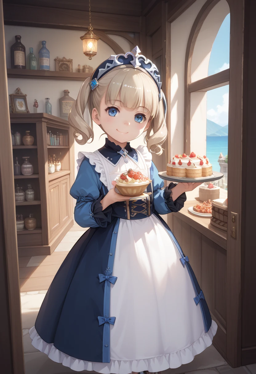 (perky chest:1.2), (pointed chest:1.2),(((Black Tunic:1.3))),(((cakes and bread in the basket),Cute and beautiful girl,Cute round face,Cute smile,with blush cheeks,Red Lip,a girl 22 years old, nsfw:1.2, beautiful body:1.3), shinny skin, BREAK, ((alice in the wonderland:1.3, cute, kawaii, lovely, funny, a girl falling down from sky:1.3, girl flying in sky:1.2, girl floating in air:1.3, rolling upskirt by wind:1.5, (with sparkling eyes and a contagious smile),open mouth, Looking at Viewer, surprised, putting hands on crotch over the skirts:1.35)), BREAK, ((floating things as follows:1.3, PlayingCards, Trump, tea cup, tea pot, tea spoons, pocket watch:1.3, lip sticks, candies:1.2, cookies, jam bottles, classical door_keys)), ((long purply_Blue dress :1.5, wearing long flaired skirt:1.3, the skirt is blowing:1.3, cute White Apron, black stockingedium long platinum-blonde hair:1.2, twin tail hair:1.6, tied hair with a large ribbon), (Blue eyes, bright pupils with highlights, detailed eyes), (lying down on your back:0.7, spreading legs with rising up straight:0.7), sexy posture, fantastic colorful art, (fantasy art:1.2, wondered images), ((correct anatomy:1.5, perfect anatomy:1.3, correct hand, small foot:1.2)),