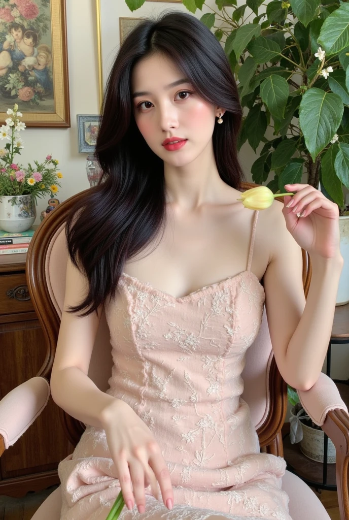 ((((8k))),((Extremely meticulous CG)) ,(wallpaper),16k,((Extremely refined and beautiful)),(((Masterpiece))),(((best qualtiy))),(((Ultra High Resolution))),beautiful light up,Perfect lightning,realistic shaded,(Smooth and flawless skin:1.5),(Extremely exquisite facial details:1.2),(perfect body:1.2),(ultra-detailed),((A beautiful girl,solo)),(small head:1.2),(pale skin:1.3),(medium straight hair:1.2),(small face:1.2),(baby face:1.3),(Exquisite makeup:1.2),(blush:1.3),(small breasts:1.2),(flat chest:1.3),((slim,thin)),(laughing:1.2),(short sleeves:1.2),(dog collar:1.2),(white shirt dress:1.5),(nude pantyhose:1.3),(indoor:1.3),(summer:1.3),(detailed background:1.5),(sitting on a gift box:1.5),(arms behind back:1.2),(upper body:1.3),(from front:1.3),(day scene:1.5),(many colorful gift boxes:1.3),(In a luxurious shopping mall:1.3)