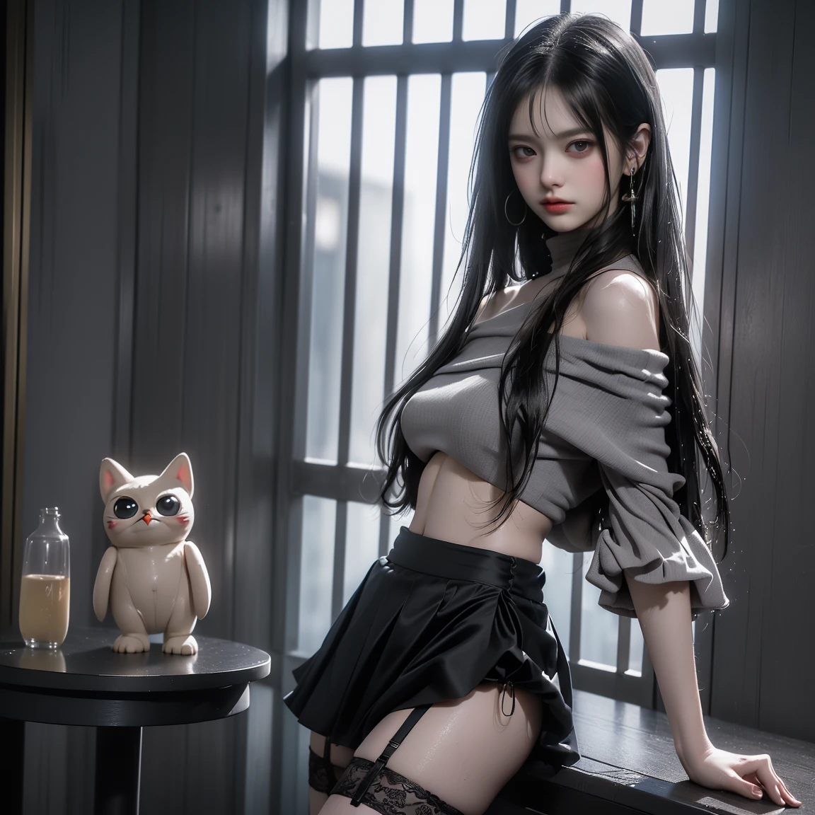 Must have stockings，Original natural background，A pair of shoes must appear in the diagram，（The gloss of the clothes is enhanced：1.5），（1girll：1.3），（whole body picture：2） 独奏， （（（very vey very detailed face））），（（very detailed eyes and faces））），beatiful detailed eyes，offcial art，Unified 8k wallpaper，ultra - detailed，Beautiful and beautiful，big breasts beautiful，tmasterpiece，best qualtiy，tmasterpiece，ultra fine photos，best qualtiy，超高分辨率，photorealistic realism，full-body portraits，stunningly beautiful，dynamicposes，delicated face，Vibrant eyes，（From the front side）， 详细的脸，milkyW，highly detailedskin，Realistic details of skin，Visible pores，Clear focus，8K  UHD，digital SLR camera，High-quality fair skin，photo-realism