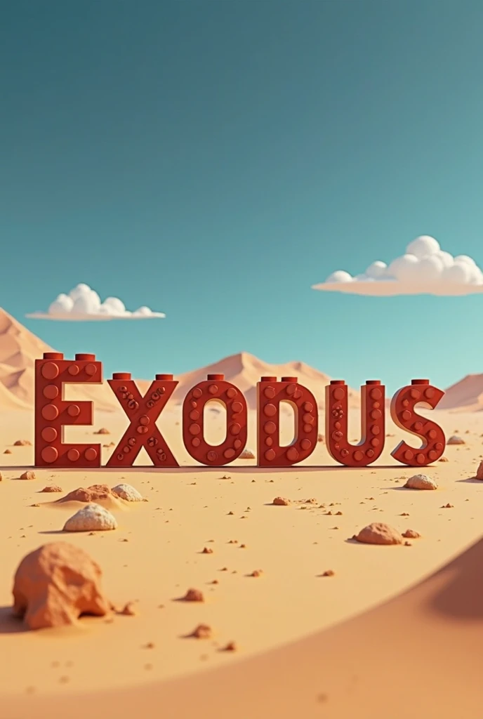 Bible Exodus story verses in street font and colors