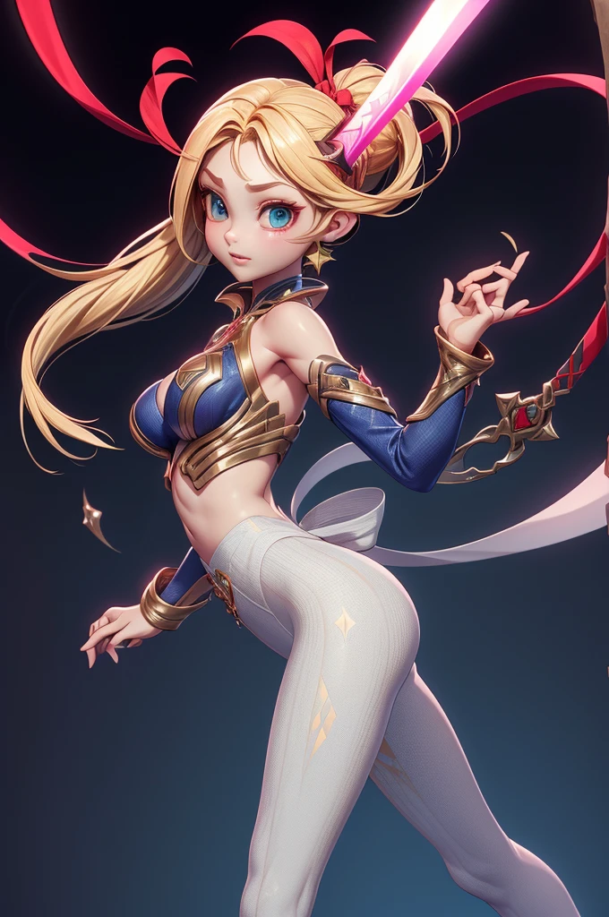 (best quality,4K,8K,high resolution,chef-d'artwork:1.2),ultra-detailed,HDR,animated,femelle,personnage de jeu vidéo,wakfu huppermage,sexy,des yeux captivants,pouty lips,seductive expression,visage expressif,cheveux fluides et vibrants,Colored hair,cheveux 2 couleurs,colored skin,resistant ((uniquement de la lingerie colorée,)) Elaborate lingerie, corps parfaitement aléatoire,tout le corps, random flirtatious pose,regarder directement dans la caméra,faire preuve de confiance,powerful abilities, aura qui l'entoure,palette de couleurs fascinante,soft, ethereal lighting,playful and mysterious atmosphere,Casser ((((from behind)))) gros cul