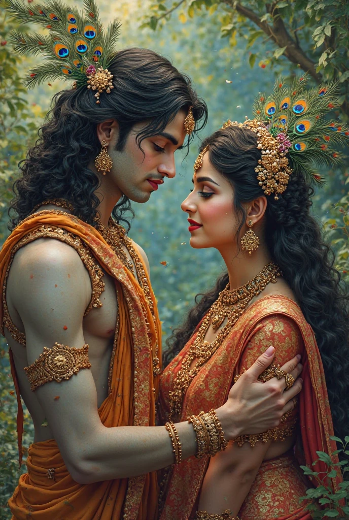 Beautiful picture of Subhadra Arjun of Mahabharat