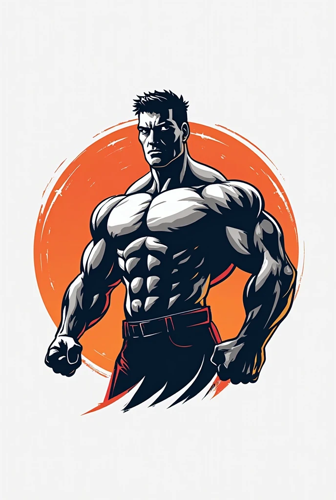 Body builder logo