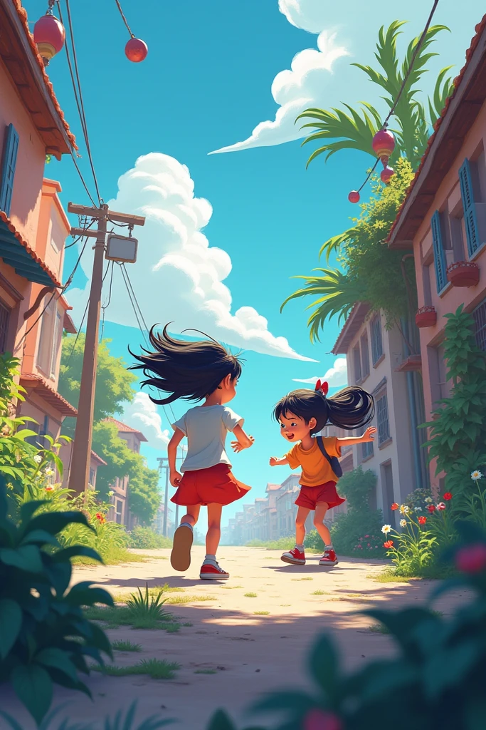 Small children frolicking --auto --s2