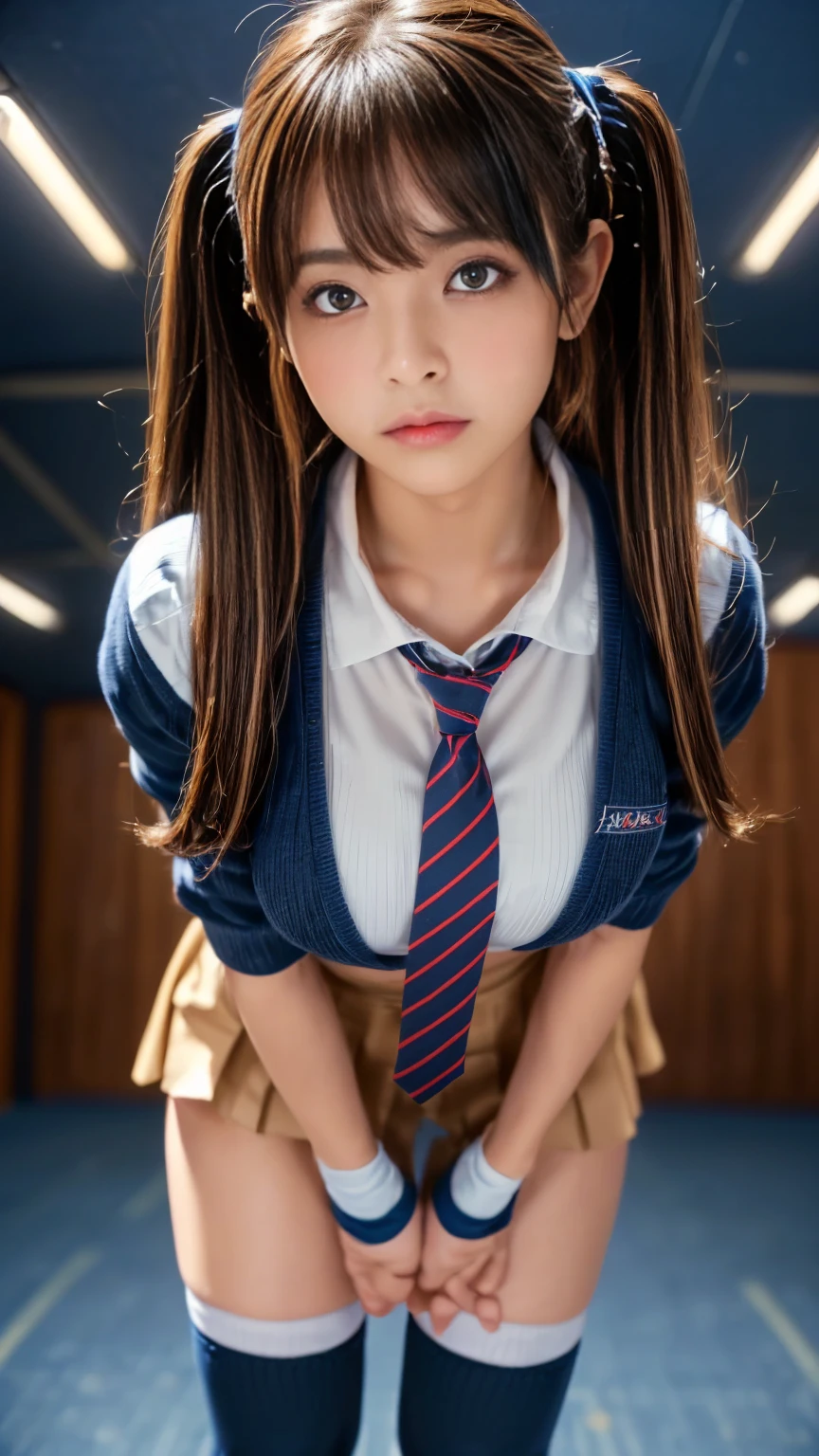 (8k、RAW Photos、Highest quality、masterpiece:1.2)、(Realistic、Realistic)、1 girl、((Red tartan check pleated skirt、Loafer Uniform、blazer、Small breasts、classroom、Front view、Open your legs to the side:1.6、White silk panties、Twin tail hairstyle:1.3))、Lots of eyelashes、Add shine to your eyelids、skeletally correct、Showing off panties、Spread your legs out to the side、Panty shot、sexy、(Panties close up:1.1)、Skirt Lift、Roll up your skirt、I hear her moan(M-shaped legs:1.5))、(Visible nipples:1.4、Showing off nipples、Small breasts)、