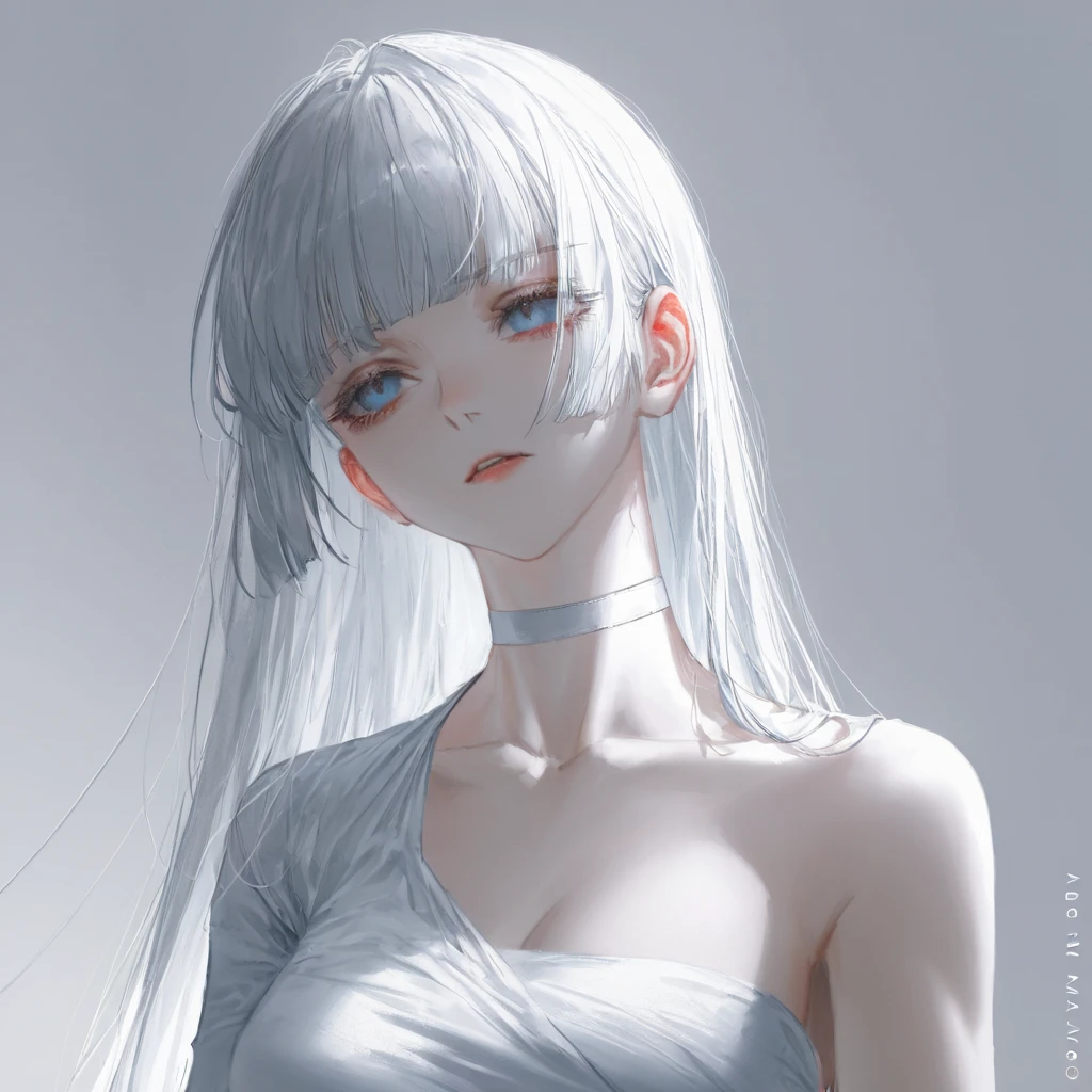 (masterpiece),(best quality),(ultra-detailed),illustration,disheveled hair,Dynamic angle,solo,1girl,game character portrait,(colorful),Blue hair,wavy hair,long hair,Red eyes,white leggings,white bodysuit,<lora:ligneClaireStyleCogecha_v10:0.2> ,<lora:makotoShinkaiSubstyles_offset:0.3>,(flat color:1.2),(chiaroscuro lighting:1.3),standing,, masterpiece, best quality,
