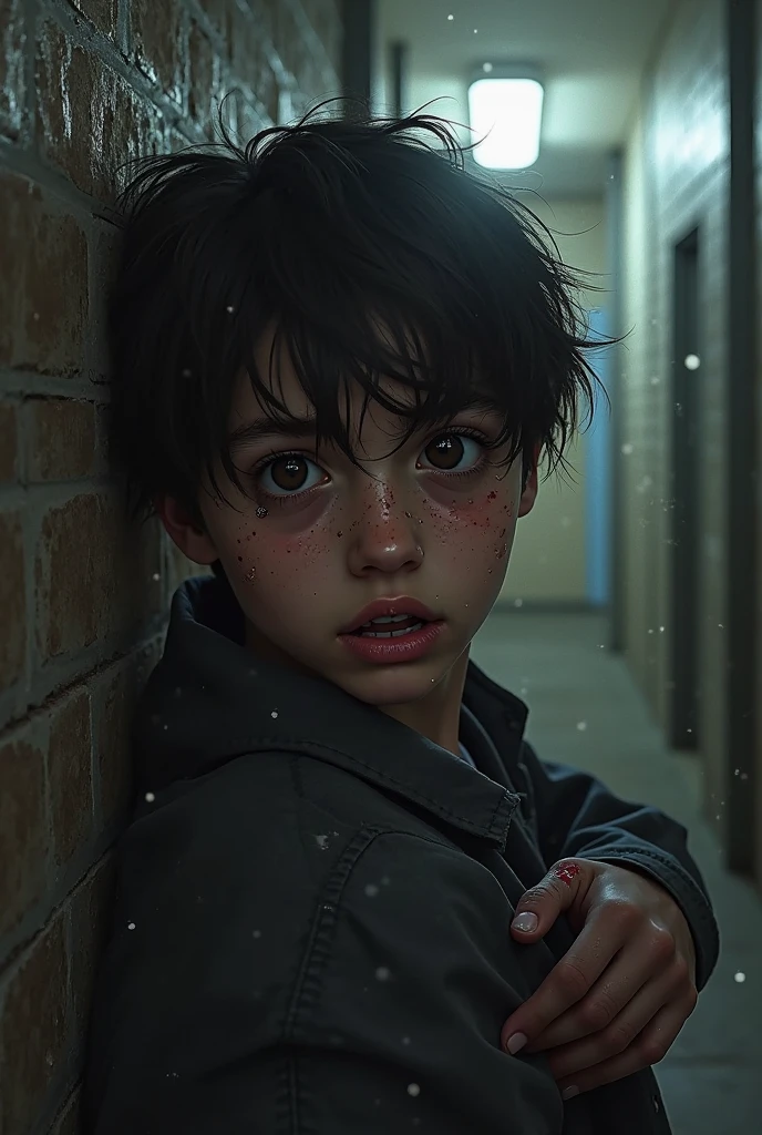 (sharp focus:1.2), an award winning photo of an boy ??? peasant, water droplets, thunderstorm outside, lightning back lighting, , lines on face, wrinkles, extremely detailed skin, sadness, hopelessness ,cloudy eyes, (deep shadows:1.1), high contrast, beautiful eyes, absurdres, 8k, (high quality:1.3), , artstation hd, concept art, detailed face and body, award-winning photography, (moody lighting:1.2), depth of field, bokeh, 4K, HDR