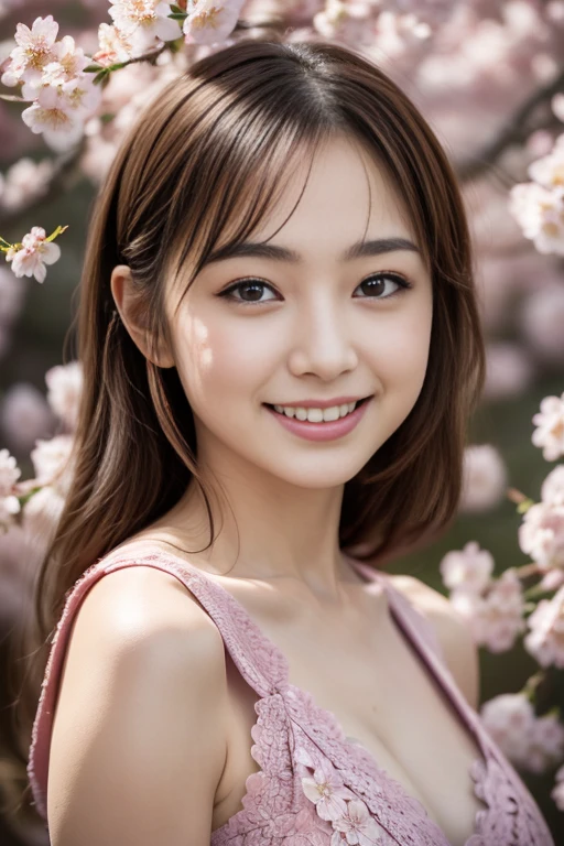 Japanese women、garden、Selfie fair skin、single eyelid、Year: 35、Medium、one piece