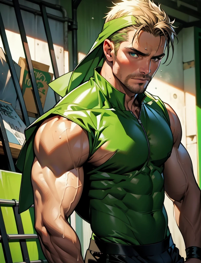 Nsfw, stephen amell as green arrow indecent posing