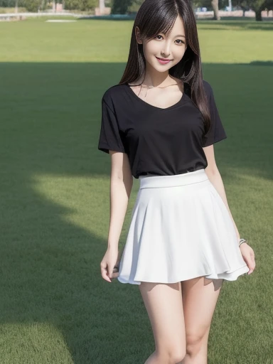 Irene, (best quality, Ultra-detailed), (realistic:1.37), beautiful and detailed face, ultra-realistic texture, delicate face, delicate body, red lipstick, long-lasting colors. high definition, 8K. expression a slight cute smile, NAKED 