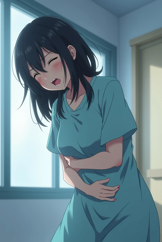NSFW,masterpiece,Highest quality,High resolution,Super detailed,utenaxl、short hair、Purple Hair、Ahoge、Yellow Eyes,(Oho face),Embarrassed,blush,Leg spread,excited,Estrus,orgasm,Trembling,(??????),(Squirting),(Ahegao),Roll your eyes、squint,Middle-aged men,(Having intense sex),Insert,Creampie,Love Hotel at Night,bedroom,On all fours