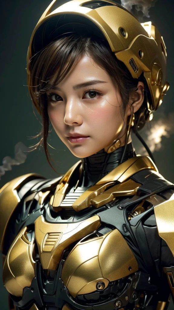 (masterpiece, Highest quality:1.2), (8K Ultra HD, 16K, 32K, Ultra-high resolution), (photoRealistic:1.37), (RAW Photos), ultimate Realistic, ultimate Realistic detail, ultimate Realistic texture, Ultimate intricate detail, ultimate Realistic lighting, ultimate Realistic shadow, ultimate Realistic skinUltimate Realistic Eyes, (mechanical:1.4) (Worm-based mechanical armor), power pipe, Hydraulic cylinder, Ultimate in exquisite detail, Japanese female soldier in mechanical armor, Extremely cute face, Very beautiful face, Realistic, Full Body Shot, Departing from the secret base, cyber punk,Armored Core,Front Mission,