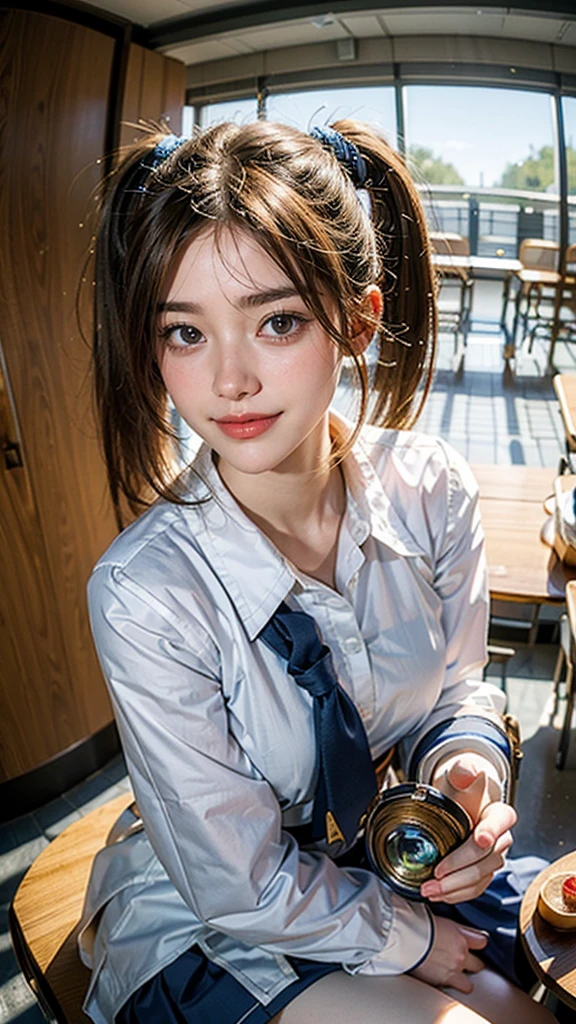 ((sfw: 1.4)),((detailed face, professional photography)), ((sfw, barista uniform, low-ponytail hair, sidelocks-hair, 1 Girl)), Ultra High Resolution, (Realistic: 1.4), RAW Photo, Best Quality, (Photorealistic Stick), Focus, Soft Light, ((20 years old)), ((Japanese)), (( (young face))), (surface), (depth of field), masterpiece, (realistic), woman, bangs, ((1 girl))