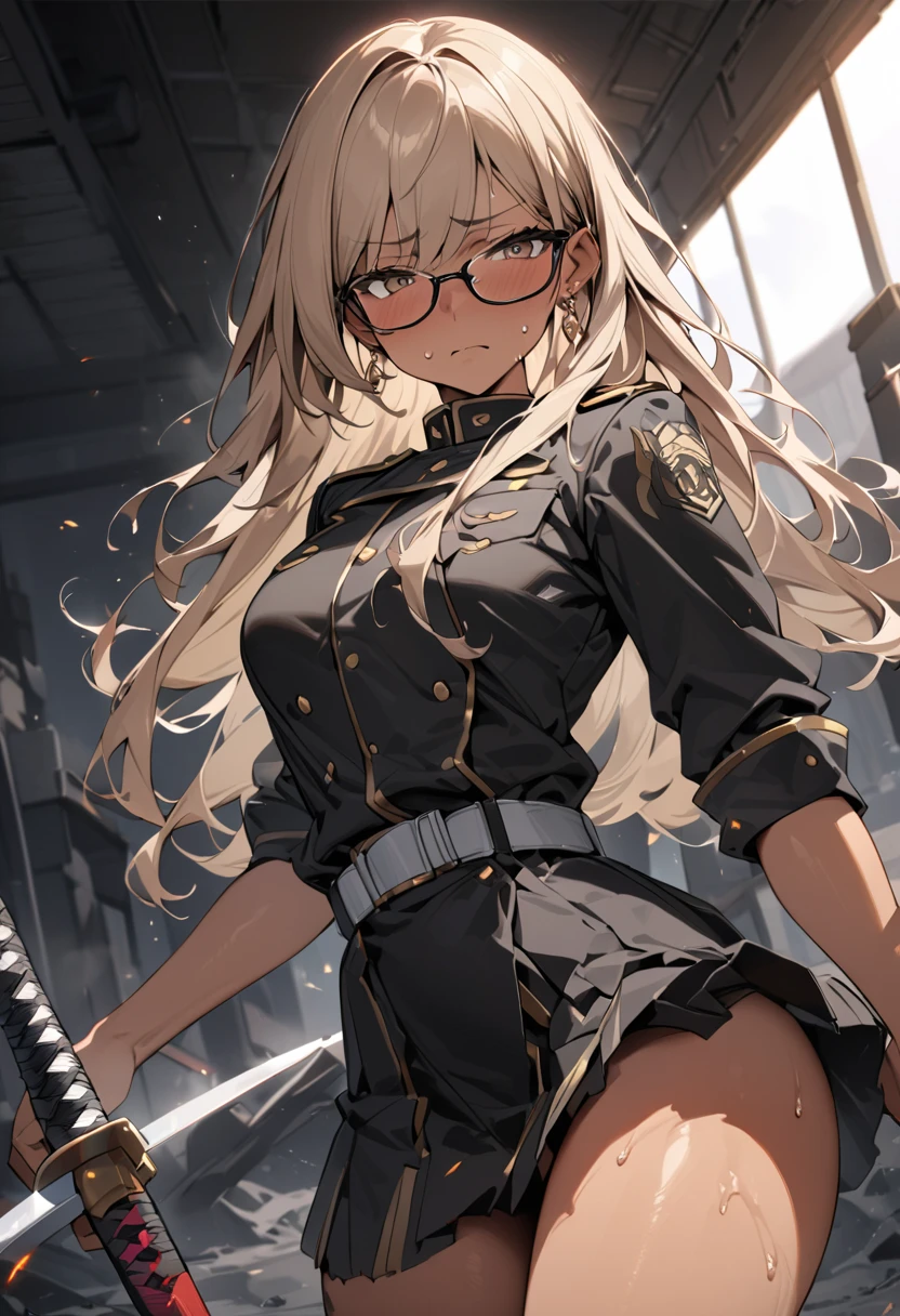 (extremely detailed CG unity 8k wallpaper),(masterpiece), (best quality), (ultra-detailed), (best illustration),(best shadow), (sharp eyeliner, eyeshadow, detailed eyes:1.1),
,BREAK
(SAT8damaged:1.2), one eye closed, midriff, sitting
<lora:SAT8:1>