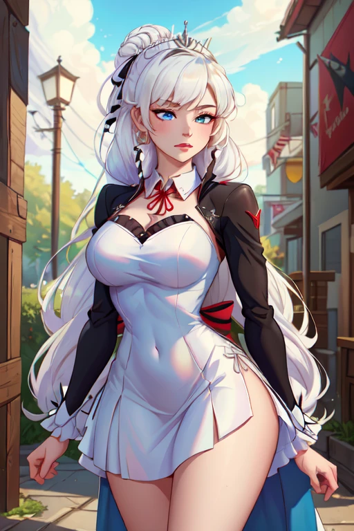 Frieren, twintails, earrings, thighs, small tits, sexy suit