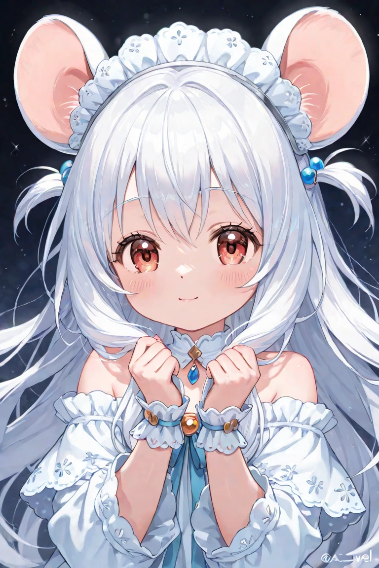 (3 girls:1.3), (chibi girl:1.4), (cat ears:1.4), (best quality:1.2), (masterpiece:1.3), (ultra cute kawaii:1.2), cute pose, nice face, perfect hands,
BREAK
Dungeons, caves, ruins, dusty chambers, stone walls, rock walls, ruins, deep underground, hierarchical structures, large holes, flint moss, magic stone crystals, darkness, torchlight,
BREAK
(high contrast white skin:1.2), (skinny:1.3), (clear skin:1.3), (feminine attractive parted lips:1.3), (happy:1.2), smile, shiny gradient hair, different color hair, colored inner hair, floating hair, (white transparent veil:1.2), (Transparent white sleeves), flower crown, flower tiara, (Kigurumi:1.3), flower, flower ornaments, flower bangles, flower collar,