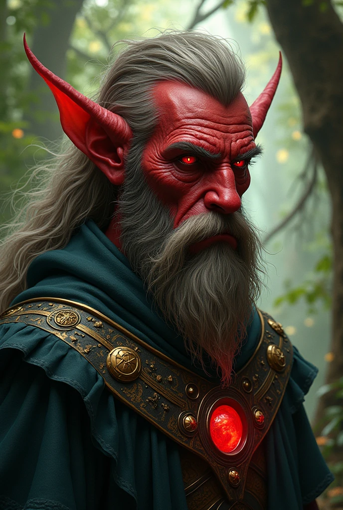 An old orc showing his cock