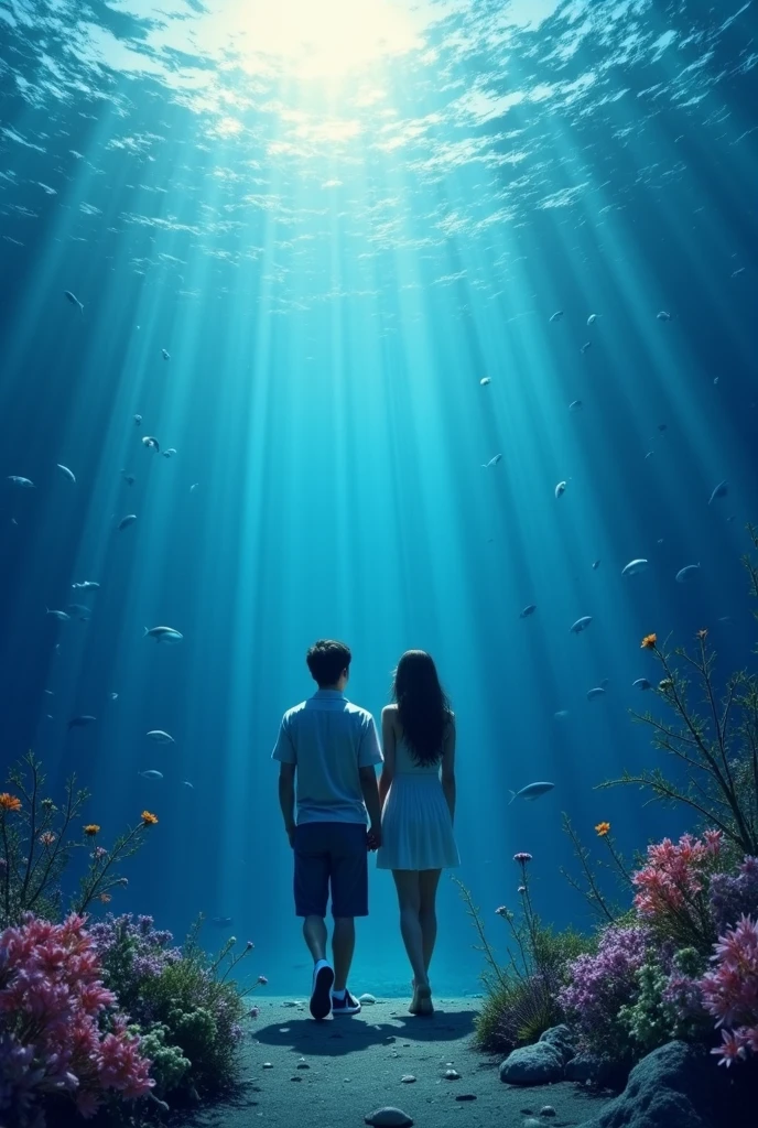 "do you want to date me??" in the sea