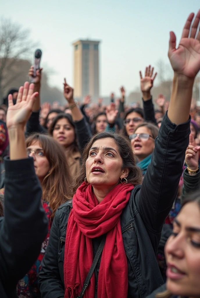 a group of muslims diverse people holding hands in a circle, unity, collective effort, detailed faces, highly realistic, cinematic lighting, photorealistic, 8k, best quality, masterpiece, dramatic color palette, moody atmosphere, powerful composition, awe-inspiring, cinematic, dramatic