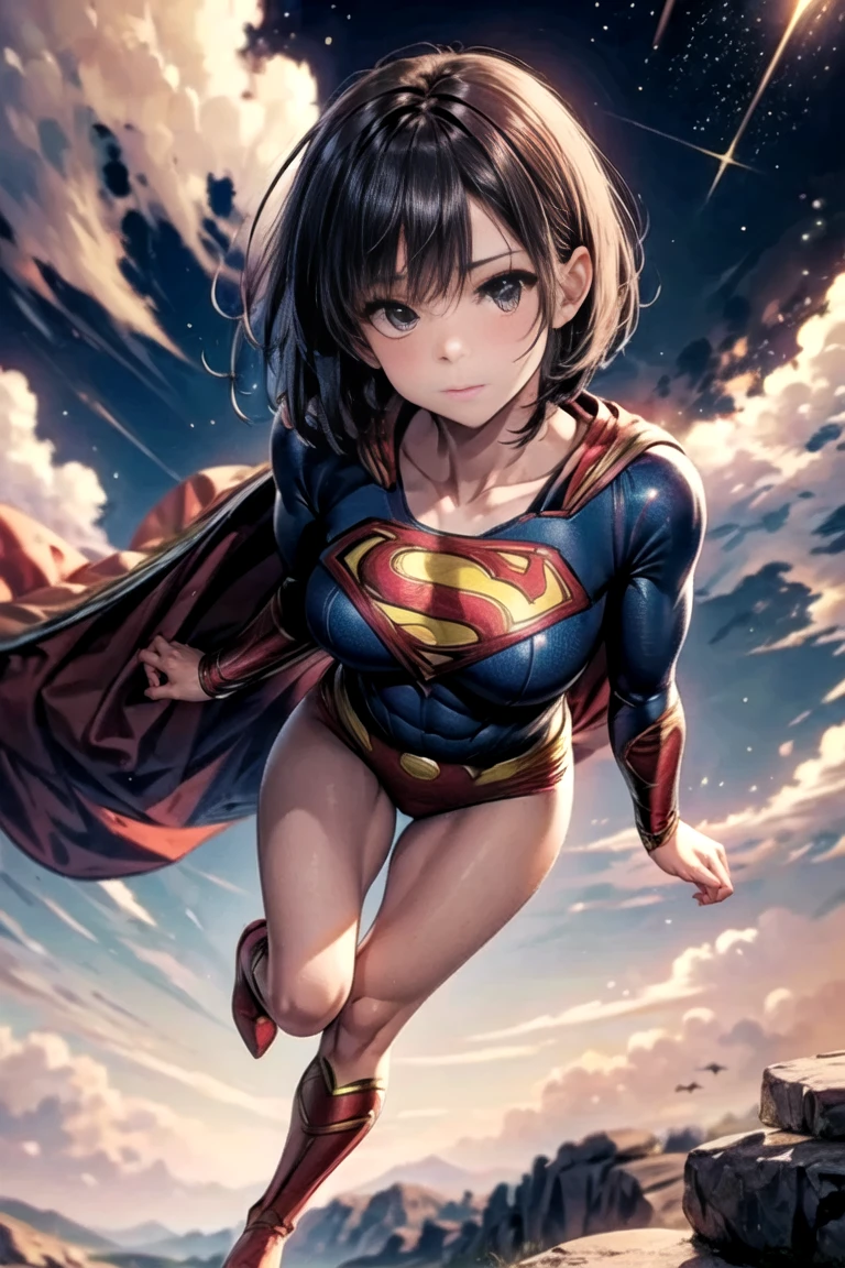 1female,46 years old,Huge breasts,Supergirl,独奏,Blue Superman uniform,the ocean, Pornographic exposure,Skysky,the night,White court dress She has long flowing black hair,Sweat profusely,hair wet,clothes wet,There is water on the body,Sateen,比基尼,Bigchest, From the front side,Bare shoulders, hair straight, ,mostly cloudy sky,(((tmasterpiece),(Very detailed CG unity 8K wallpaper),best qualtiy,cinmatic lighting,detailed back ground,beatiful detailed eyes,Bright pupils,(Very fine and beautiful),(Beautiful and detailed eye description),ultra - detailed,tmasterpiece,)),facing at camera,A high resolution,ultra - detailed),standing on your feet,Very long hair,Emotive expressions,Open-mouthed,legs are open,,Chest sagging,nakeness, Protruding underparts,revealing breasts,Camel toes,with no underpants,extremely large bosom,Extremely colorful,Most detailed,fully body photo,The face is well lit,NOWAI