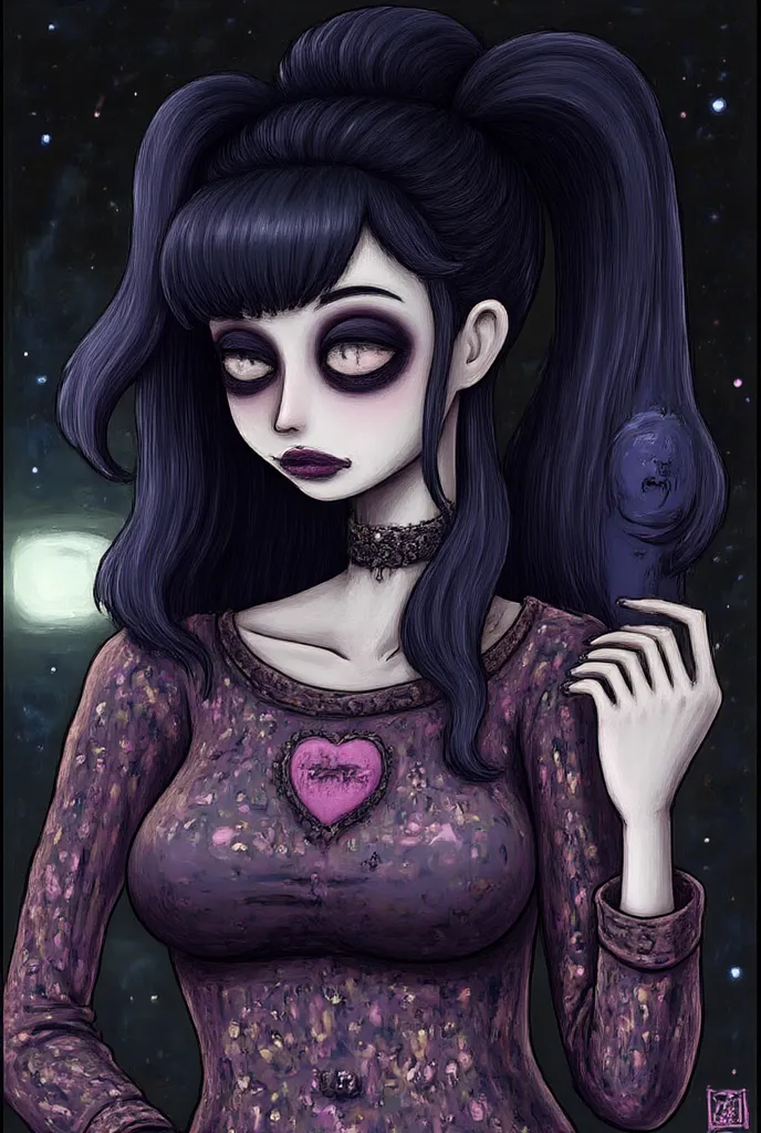 Filtro de estilo de desenho animado estranho